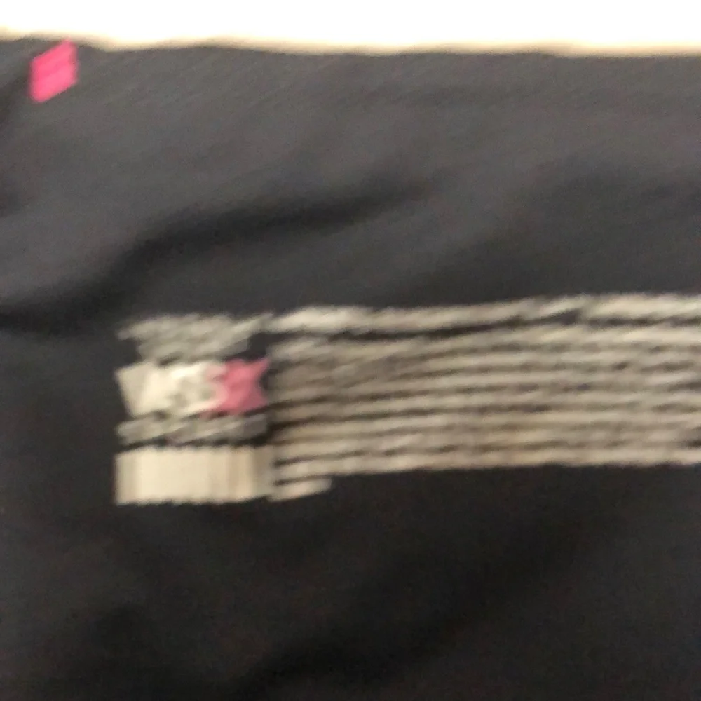 Victoria's Secret Black and White Tie Dye Leggings Athletic Fit